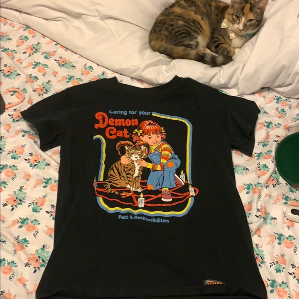 Demon cat shirt